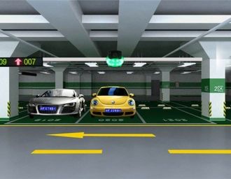 智能停车场车位检测引导系统